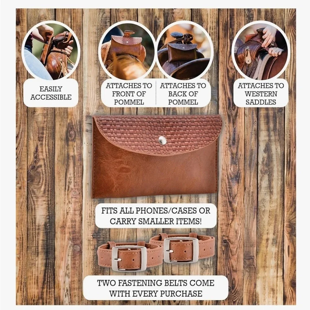Saddle Pommel Bag- Wallet and Phone Holder - Starkenburg Company